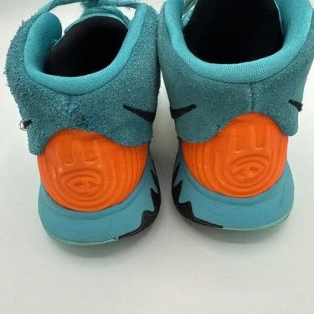 LOOK!! Nike Kyrie 6 PS Oracle Aqua Kids Youth 2Y BQ5600-300 Shoes EUC